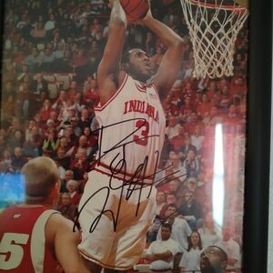 DJ White Indiana University Autographed Picture